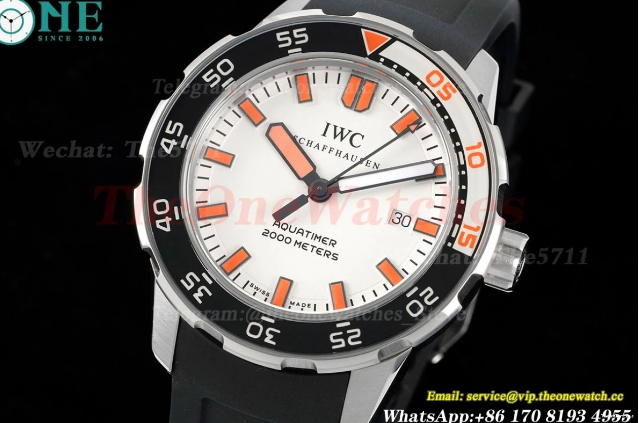 44mm  Wht SS Aquatimer A2892 JVSF RU Org Dial IW356807 0523